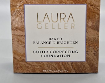 NUEVO - Base de maquillaje correctora de color Baked Balance-N-Brighten de Laura Geller, tono medio