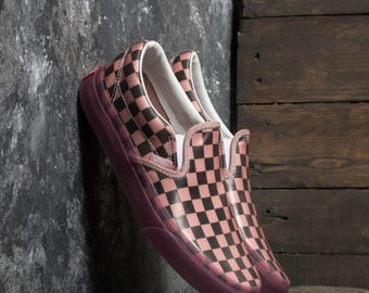 Vans クラシック スリッポン トランスルーセント ラバー ポルチーニ/チェッカーボード M6 / W7.5