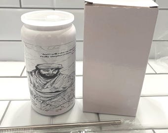JW Elder Gift: Shepherd Sketch 16oz Stainless Steel Tumbler
