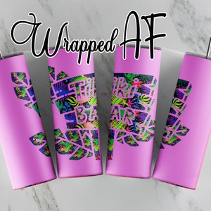 Tiki Bar 20oz Straight Tumbler Sublimation Design PNG Summer Holiday Gift