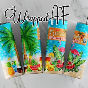 5 o&#39;clock somewhere 20oz straight tumbler sublimation design PNG