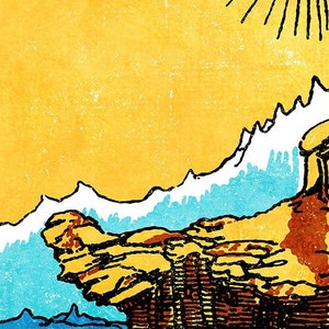 The Cliff - Tarot Landscape - 8” x 10” Print
