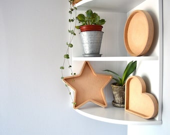 Mdf fillable shapes /  wooden shapes / fillable wooden shapes / pom pom shapes / fillable sweet shapes / empty hollow shapes / 18mm