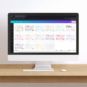 Puede incluir: Una pantalla de ordenador que muestra un calendario digital con dise&ntilde;os coloridos y el texto "1000 1000 1000 1000 1000w = = = 100 100 100 100 100 100 1000 1000 1000".