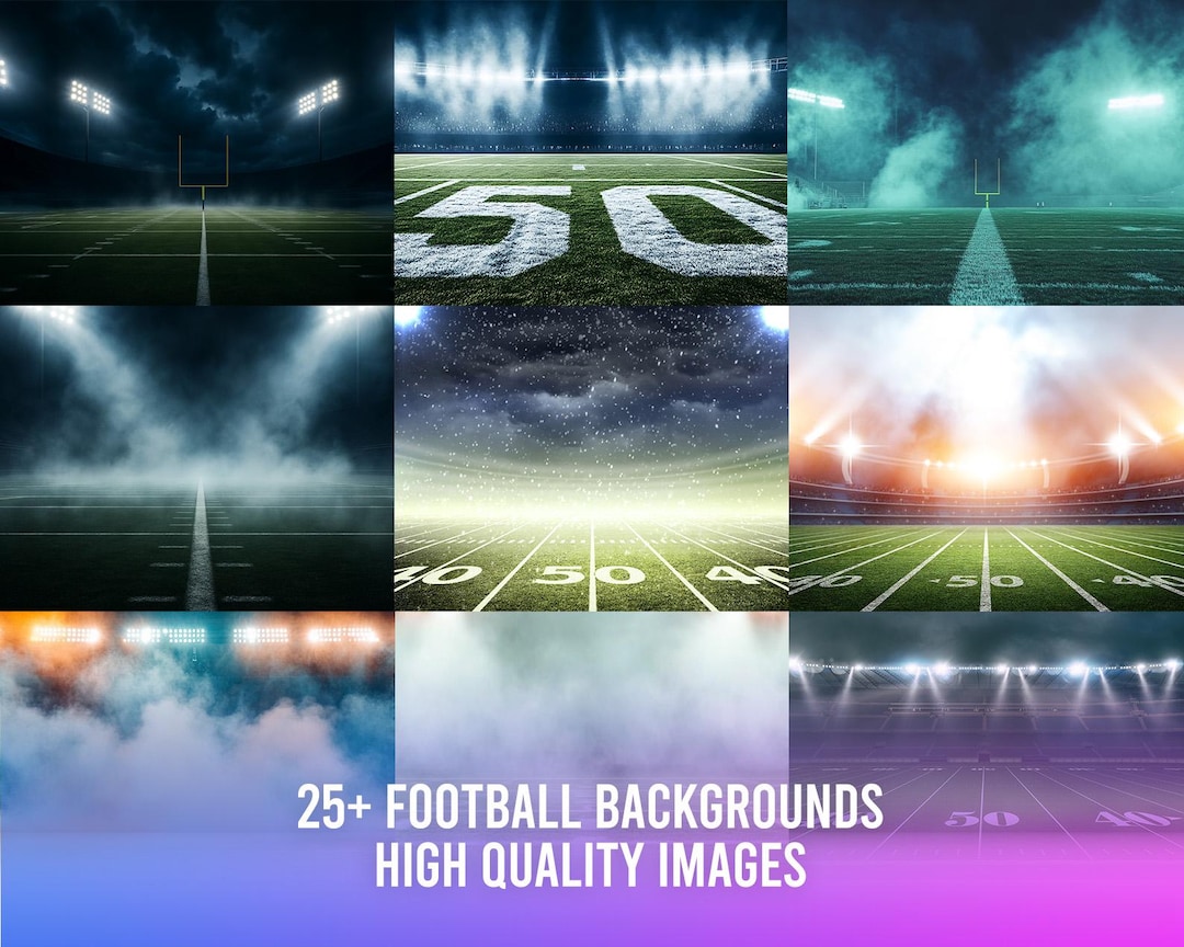 Spring Football Backgrounds Football Photography Backdrops – Sports Field Backgrounds for Photo ...