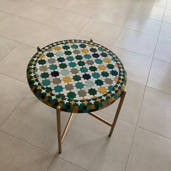 Mosaic Coffee Table Etsy