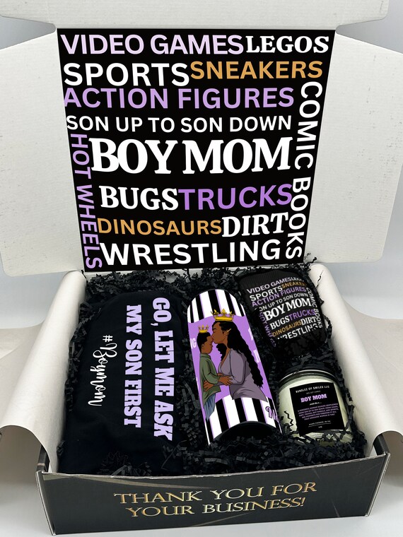 Boy Mom Gift Basket Boy Mom Gift Box Self Care Gift Box Gifts for Her Boy  Mom Box Boy Mother Support Gift Box 