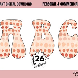 Retro Font PNG,Commercial USE,Sublimation,Hippie Font Bundle,70s fonts,Vintage Fonts,Retro letters,Hippie Retro Fonts,Groovy fonts,Boho Font