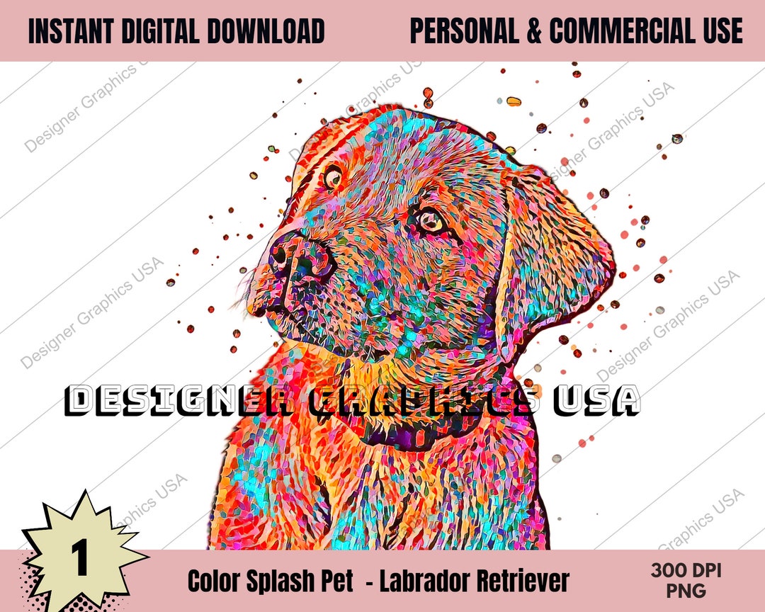 Lab Dog Bitmap Labrador PNG, Labrador Retriever Dog PNG, Labrador Digital Art ...