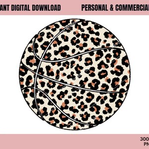Leopard Basketball PNG,Leopard Basketball,Commercial USE,Basketball Art,Sublimation Design,Digital, Basketball Clipart