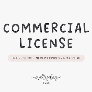 Commercial License for ALL Designs - Sell Up To 1,000 Units Per Design, PLUS Use Designs with Print On Demand Sites & More!