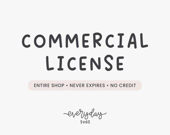 Commercial License for ALL Designs - Sell Up To 1,000 Units Per Design, PLUS Use Designs with Print On Demand Sites & More!