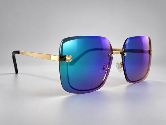 Rimless Drop Designer Fashion Shades
