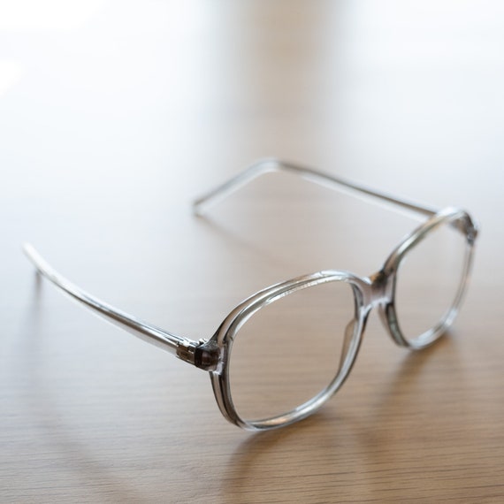 True Vintage Clear Frame Reading Glasses - Glass Lenses