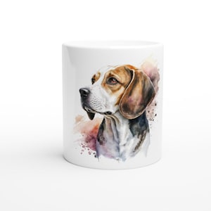 Beagle Mug - 11oz Ceramic Coffee Mug, Dishwasher & Microwave Safe, Colorful Selection