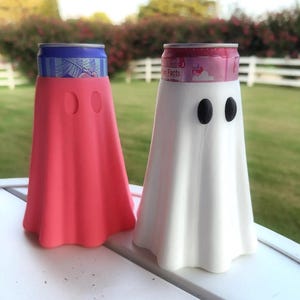Ghost Can Sleeve 12oz Standard Can Size File STL, Ghost Can Sleeve | 16oz Can Size File STL, Cute Fidget Toy