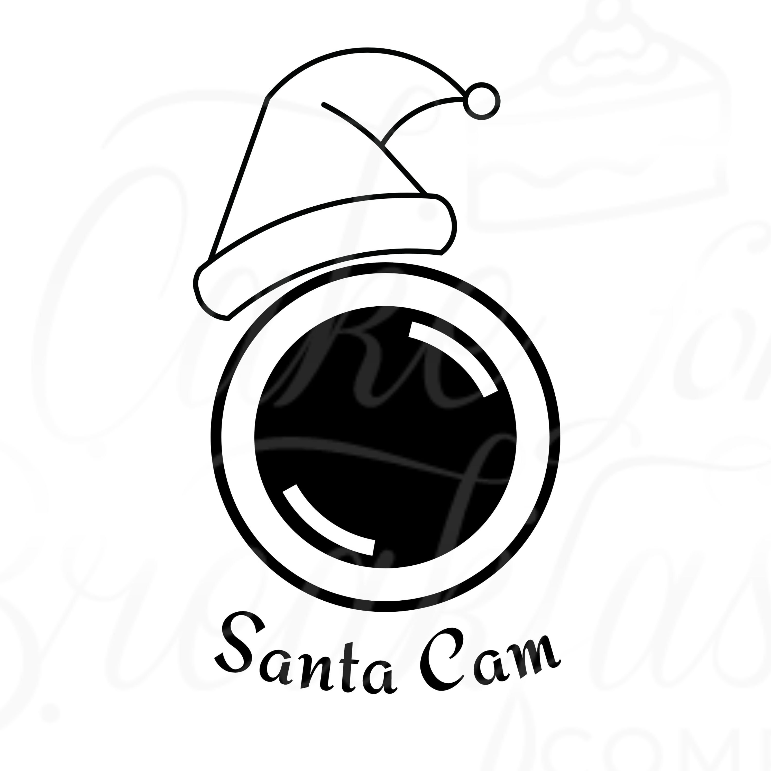 Santa Cam SVG Bundle, Elf Cam SVG, Reindeer Cam Svg, Simple Santa Cam ...