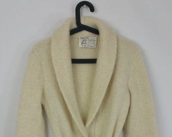 Hilda Ltd / Icelandic cardigan / knitted  / Icelandic wool / vintage retro /  S