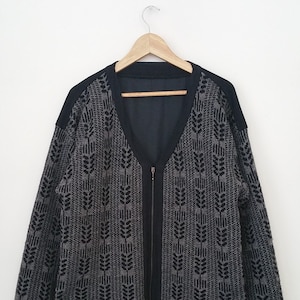 Budalshjerte  / Norwegian / wool / knitted  / Vintage / retro / woolen cardigan / Nordic / Scandinavian / Size L XL