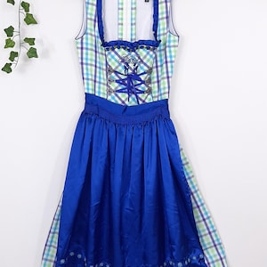 Dirndl / oktoberfest / Bavarian / octoberfest / vintage / retro folk dress / Trachten / dress with apron / Size 32 XS XXS