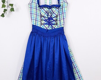 Dirndl Damen Traditionell - Lässiges Baumwoll-Dirndl Für Oktoberfest & Volksfeste