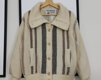 Vintage Samband of Iceland Icelook Wool Small Jacket Zip