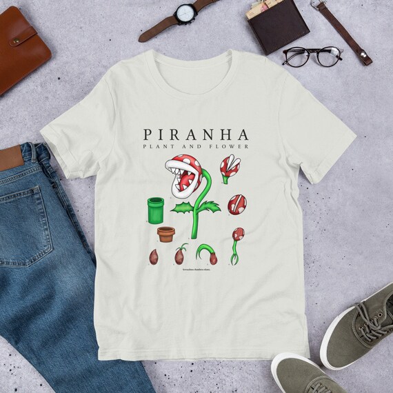 Piranha T-Shirt Plant Piranha T-Shirt Plant