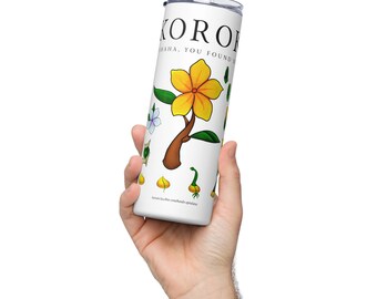 Anatomía de un vaso de acero inoxidable Korok