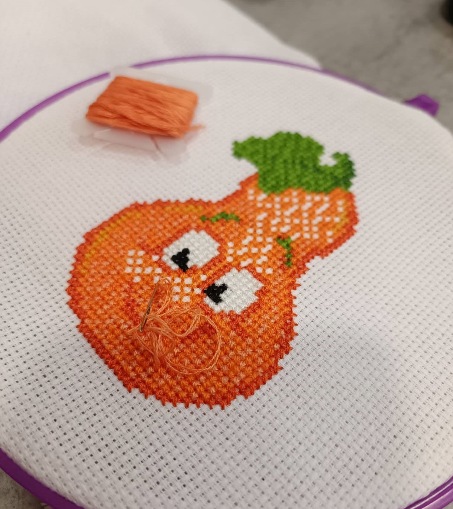 Halloween Pumpkin, Cross Stitch Pattern, Pattern PDF - Instant Download ...
