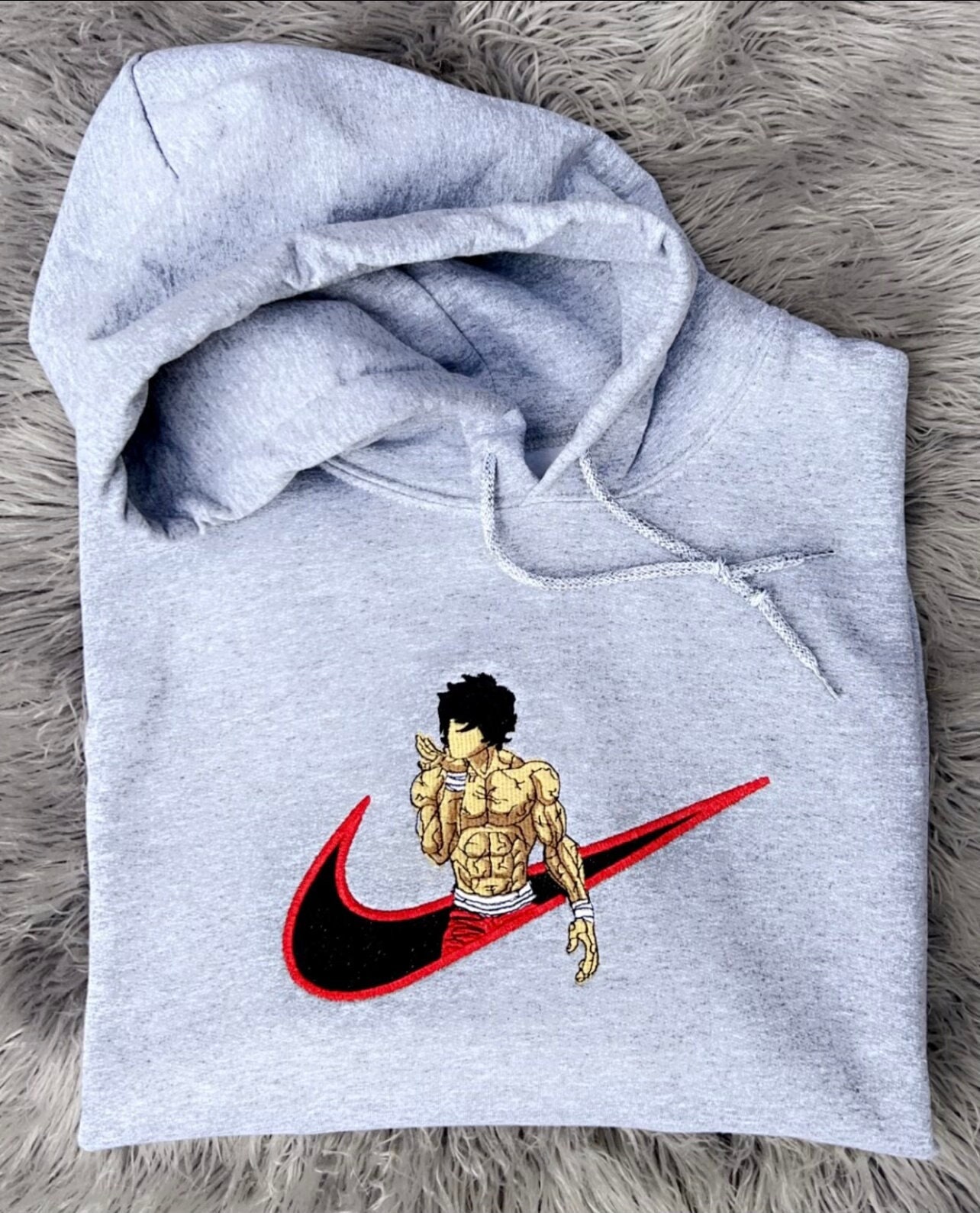 Baki Hoodie Embroidered - Etsy