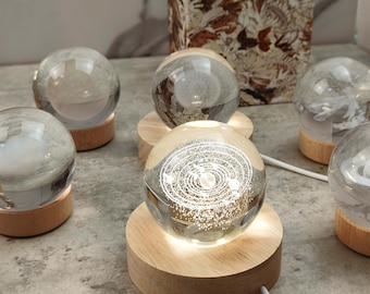 Illuminez votre espace avec des boules de verre céleste de 2,36 po./6 cm - Choisissez votre thème préféré