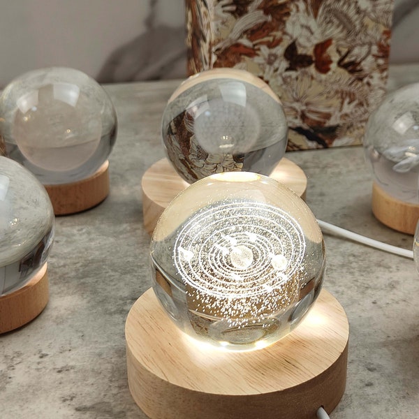 Illuminate Your Space with 2.36"/6cm Celestial Glass Balls - Choose Your Favorite Theme