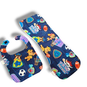 Paw Patrol Stoff Baby-Set, Neugeborenen Baby-Set, Lätzchen, Spucktuch, Säuglings-Set, Baby-Geschenk,
