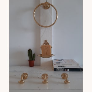 Badezimmerzubehör Messing Set: Beinhaltet &quot;3 einzelne Haken, Aufhänger Seifenschale, Handtuchhalter&quot;