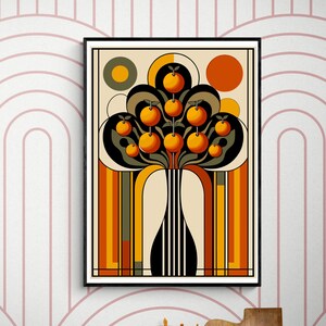 Impresión de naranjo, arte de la pared de la cocina / decoración de la pared del comedor / decoración de la cocina / impresiones de la cocina / impresiones de frutas / impresión moderna