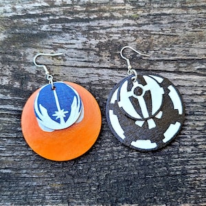 Galactic Faction Earrings Keychain Pendant
