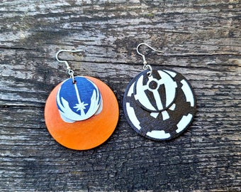 Galactic Faction Earrings Keychain Pendant