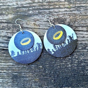 The One Ring Earrings Keychain Pendant