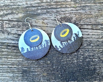 The One Ring Earrings Keychain Pendant