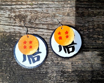Pendientes Saiyan Llavero Colgante