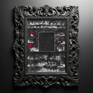 Gelassenes abstraktes Bild Wandkunst Stille | Zeitgenössische Kunst zum Nachdenken und Nachdenken