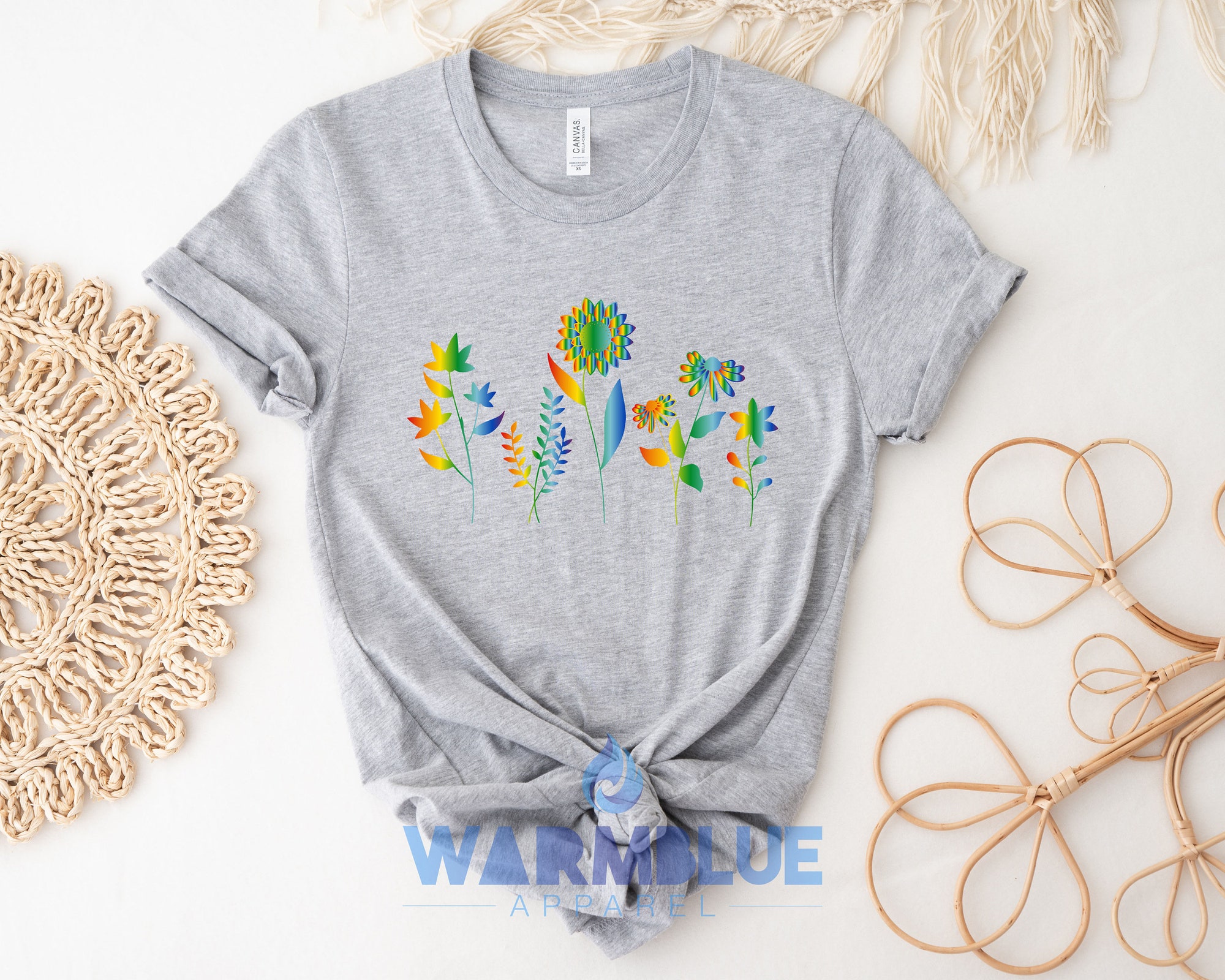 Discover Rainbow Wildflowers T-Shirt