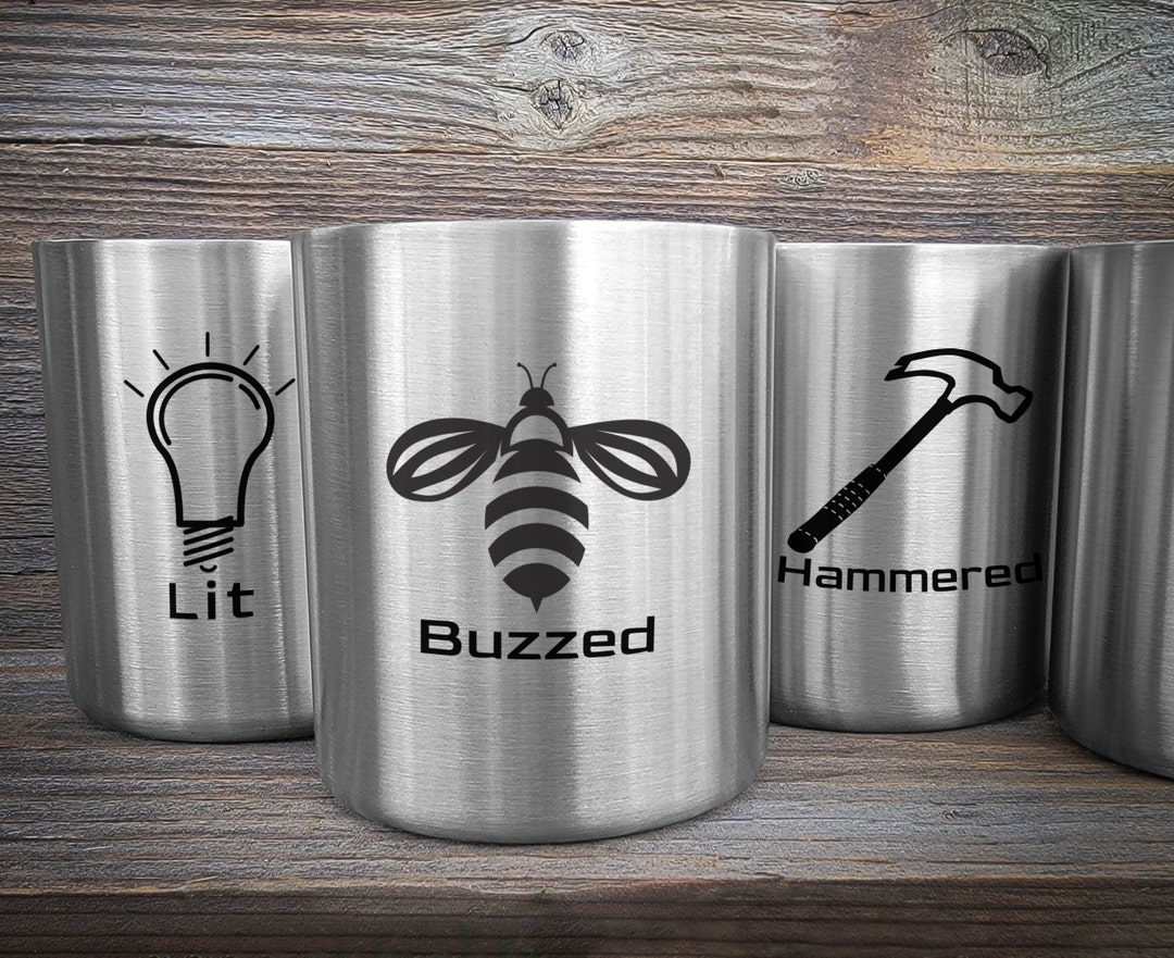 Custom Whiskey Tumbler, Bourbon Tumbler, Personalized Whiskey Lowball, Stainless Steel, 12 Oz ...