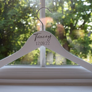 Personalised wedding hangers, bridesmaid hangers, Mother of the bride hanger, wedding party hanger, bridal hangers