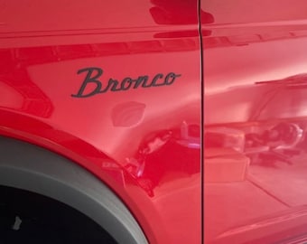 Bronco emblem (Pair)