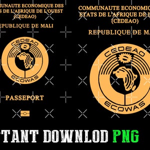 マリのパスポート、マリ、マリの国旗、マリのパスポート png、マリ png、印刷プロジェクト用。