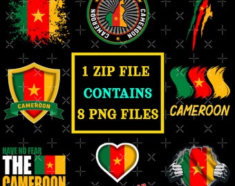Kamerun, flaga Kamerunu, Kamerun png, flaga Kamerunu png, do projektów drukowania.