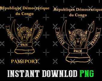 Drc-paspoort, Democratische Republiek Congo, DRC, Drc-vlag, DRC-paspoort png, Drc png, voor afdrukprojecten.