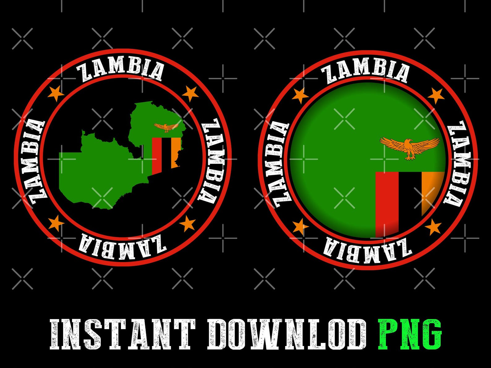 Zambia,zambia Flag,zambia Png,zambia Flag Png,for Printing Projects. - Etsy