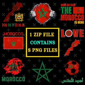 Marokko, Marokko-Flagge, Marokko png, Marokko-Flagge png, für Druckprojekte.